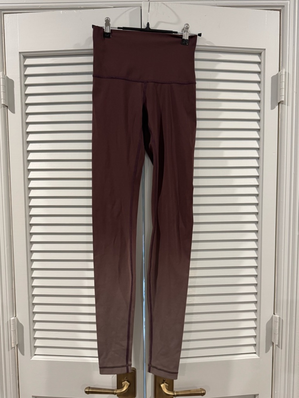 lululemon athletica High-Rise Leggings in Deep Burgundy/Purple Ombré